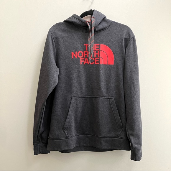 The North Face Other - The North Face Half Dome Hoodie Gray Red Men’s  M Pullover Activewear Outdoor